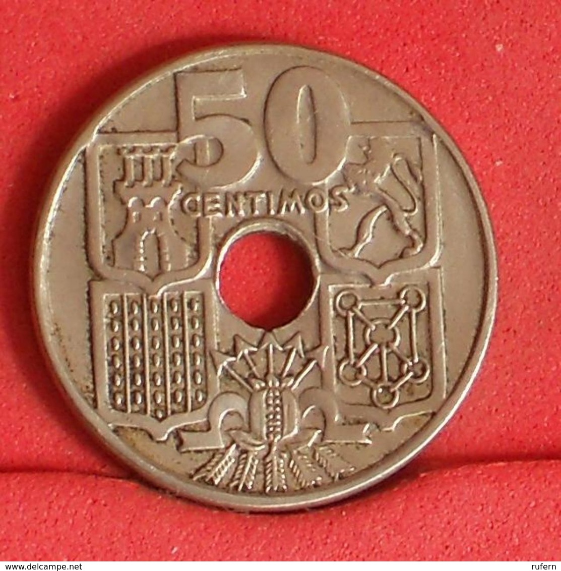 SPAIN 50 CENTIMOS 1949 56 -    KM# 777 - (Nº19909) - 50 Centesimi