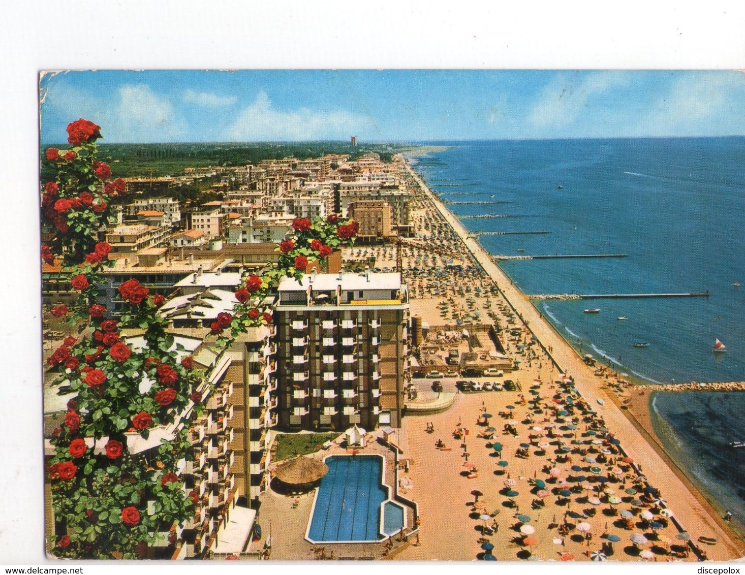 U1582 Cartolina 1974 JESOLO LIDO (venezia) SPIAGGIA, BEACH, PLAGE, STRAND _ CIRC. - Venezia