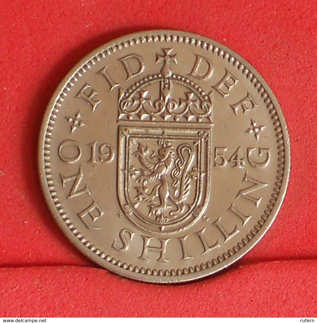 GREAT BRITAIN 1 SHILLING 1954 -    KM# 905 - (Nº19917) - I. 1 Shilling