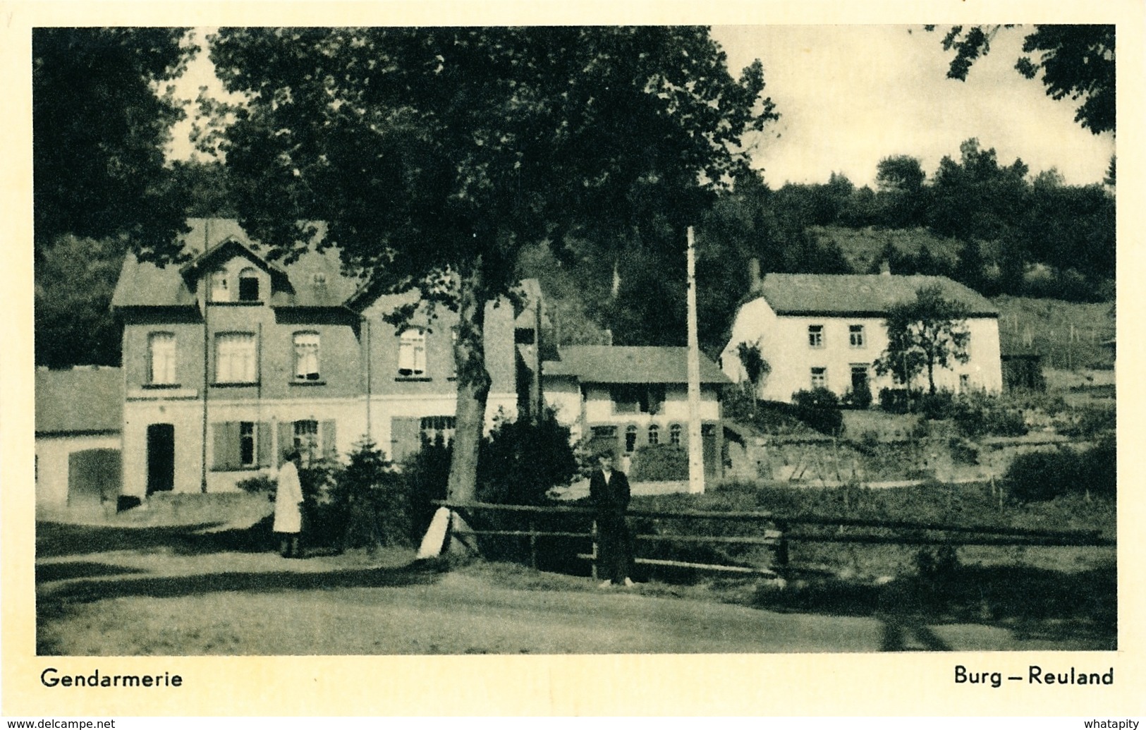 095/26 - CANTONS DE L'EST - BURG-REULAND Carte-Vue De La Gendarmerie - Non Utilisée - Burg-Reuland