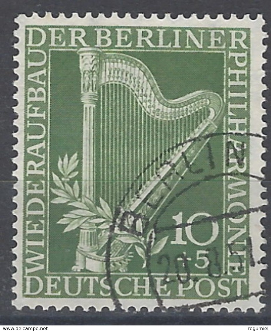 Berlin U 058 (o) Usado. 1950 - Oblitérés