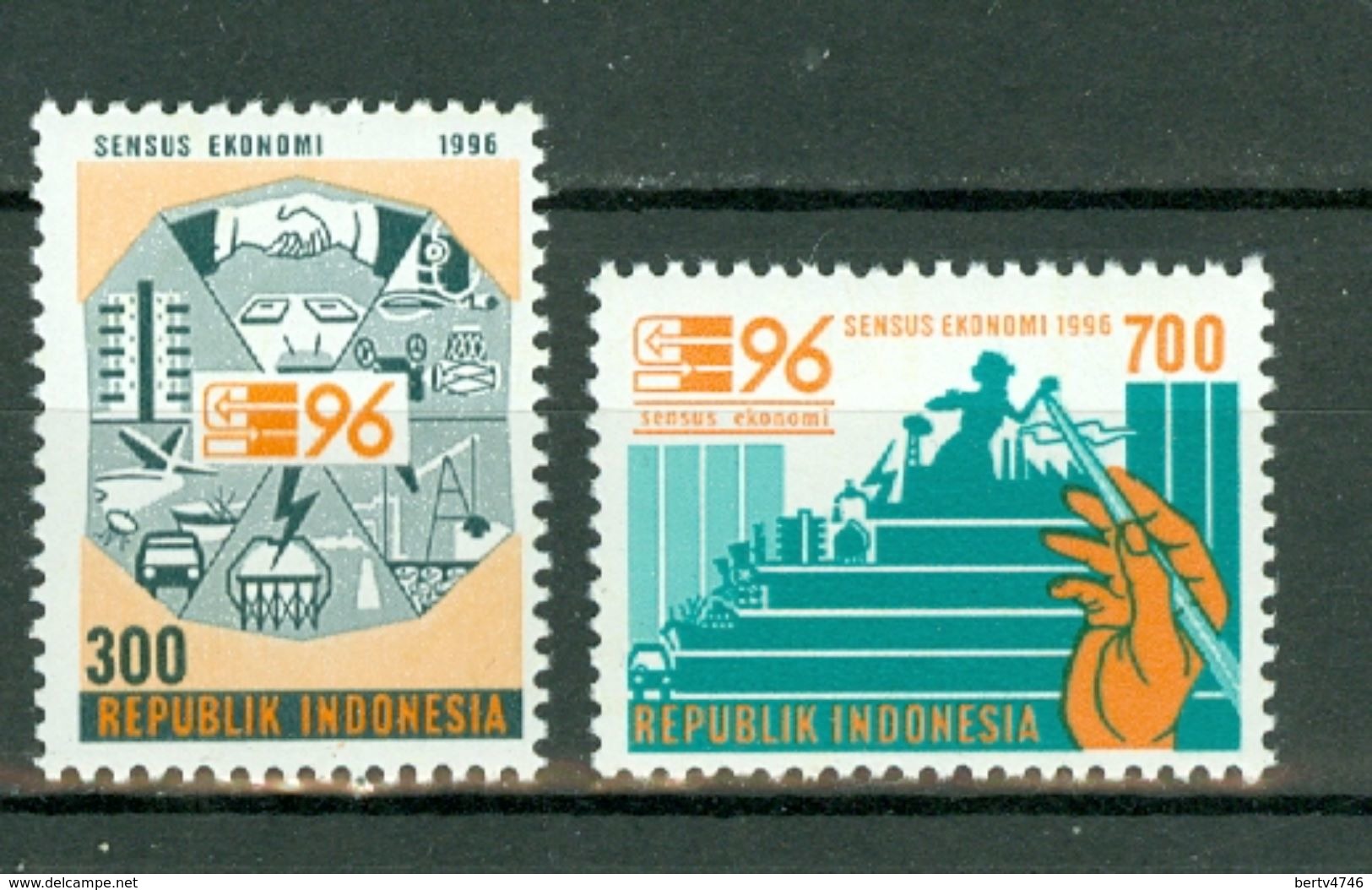 Indonesia 1996  ZB 1669/70**, Yv. 1436/37** MNH - Indonesia