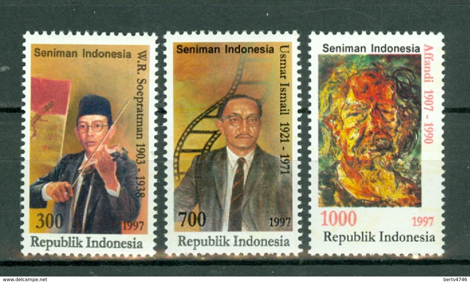 Indonesia 1997  ZB 1765/67**,  Yv. 1512/14** MNH - Indonésie