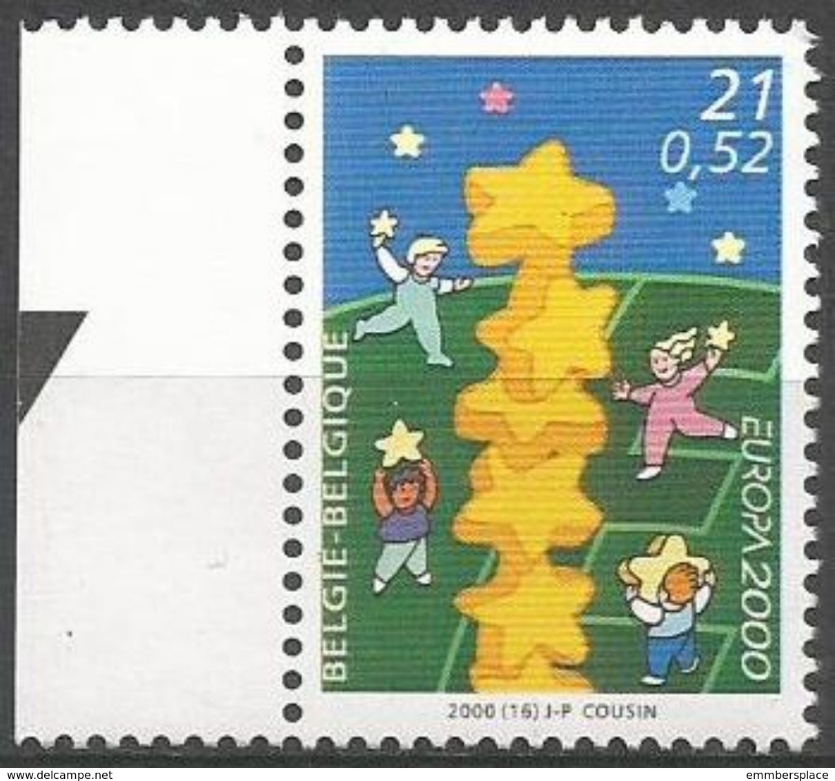 Belgium - 2000 Europa MNH **    Sc 1818 - Unused Stamps
