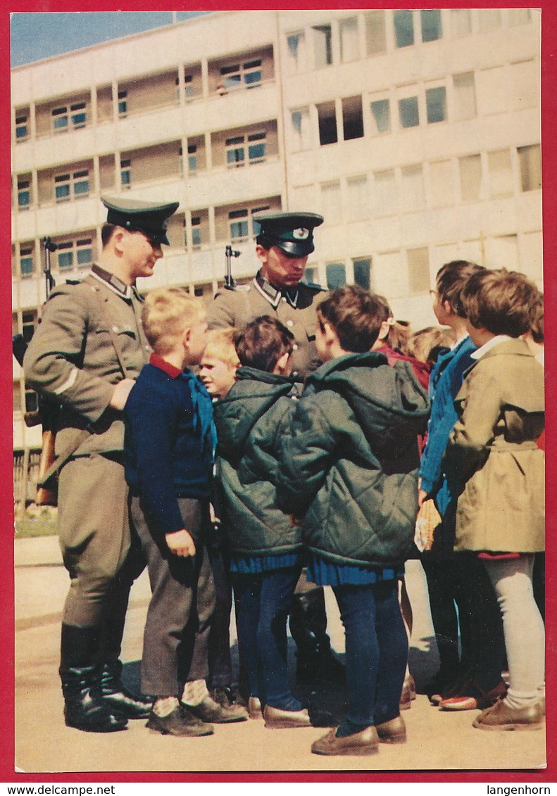 Propagandakarte Der DDR, Grenzsoldaten ~ Um 1965 - Otros & Sin Clasificación