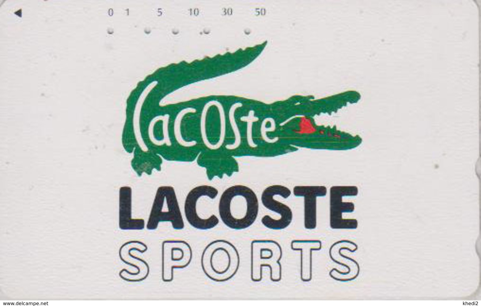 Fashion - Télécarte / 110-011 - MODE FRANCE - CROCODILE LACOSTE - Sports Wear FASHION Japan phonecard / Krokodil