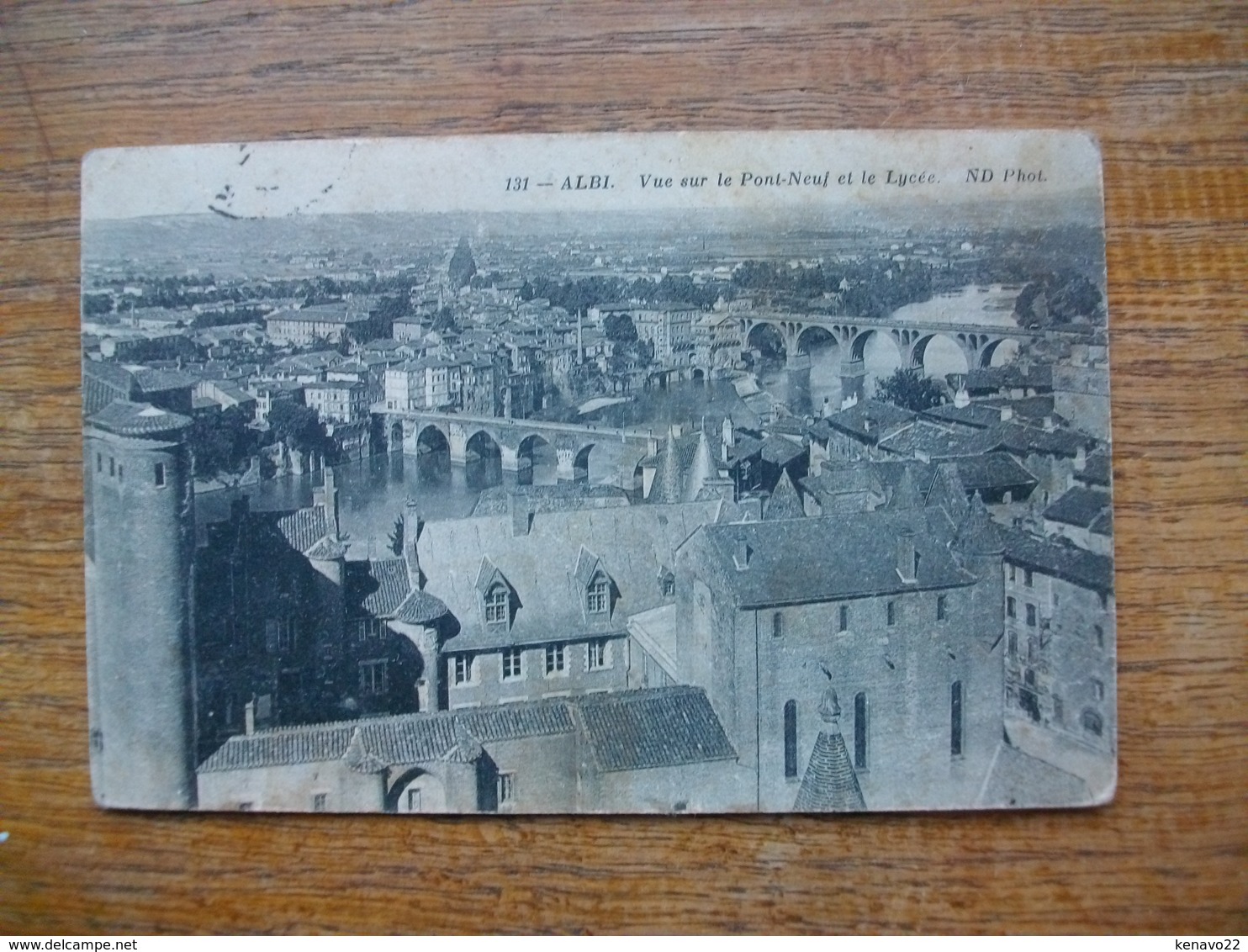 Albi , Vue Sur Le Pont-neuf Et Le Lycée - Albi