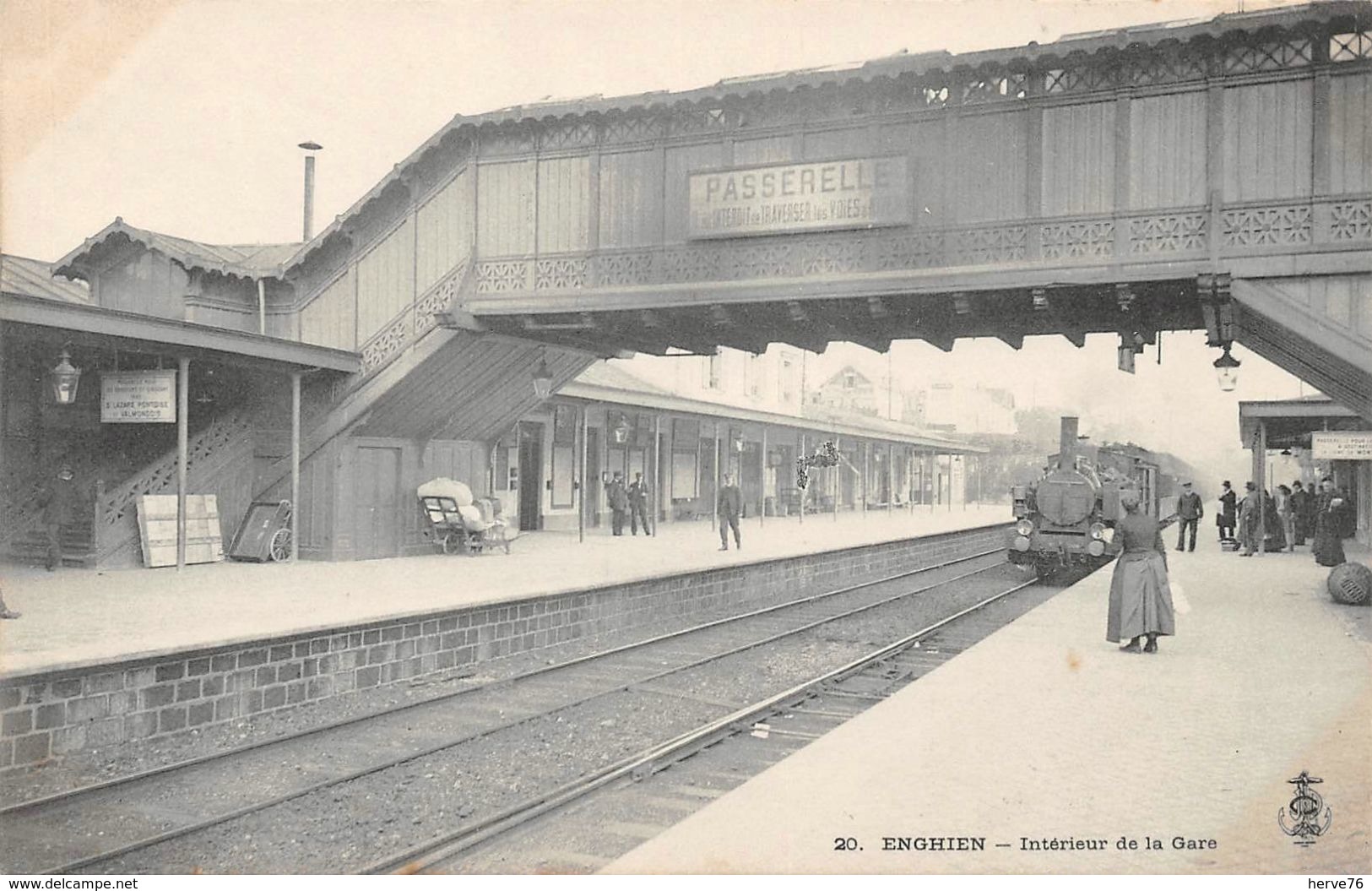 ENGHIEN LES BAINS - Intérieur De La Gare - Enghien Les Bains