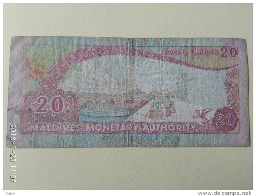 20 Rupie 2000 - Maldivas