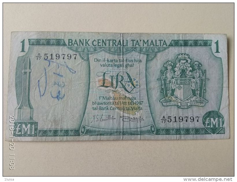 1 Lira 1967 - Malte