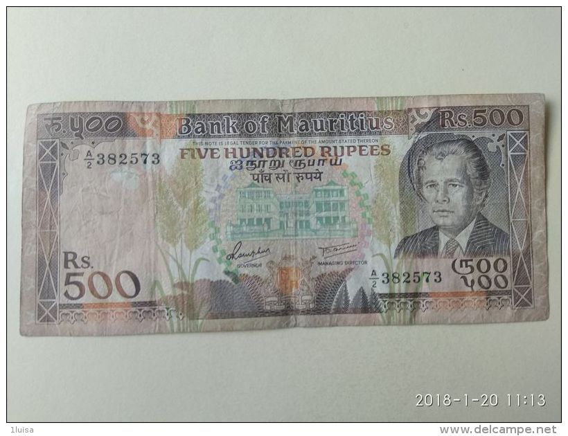 500 Rupie 1988 - Mauritius