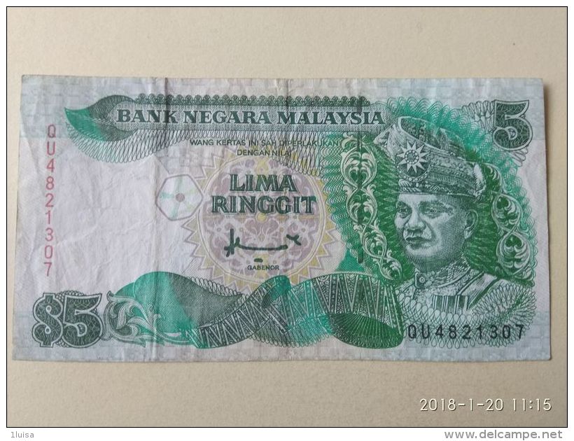 5 Dollari 1991 - Malesia