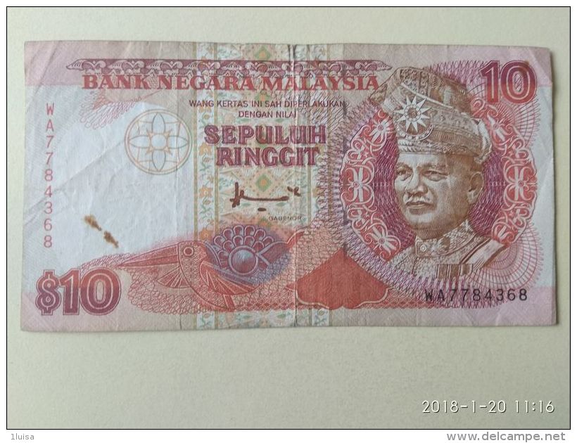 10 Dollari 1995 - Malaysia