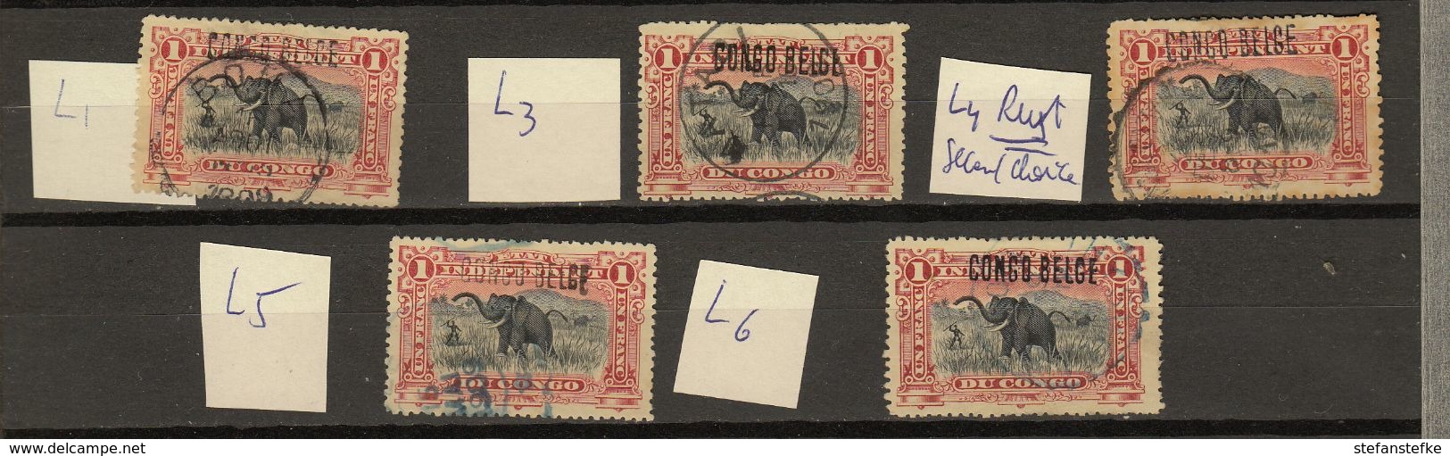 Congo Belge Ocb Nr : 36 L  (zie  Scan) - Used Stamps