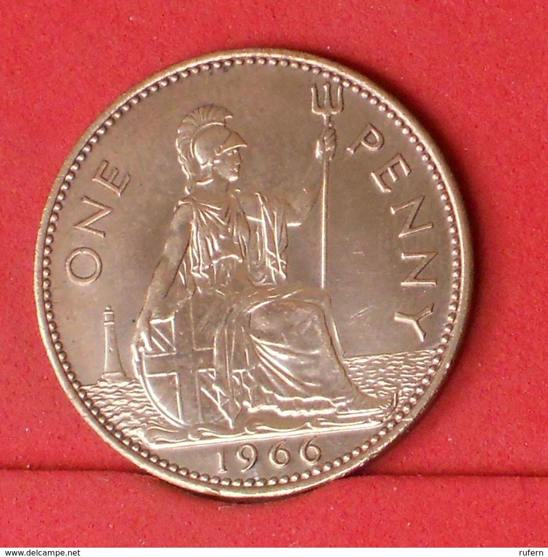 GREAT BRITAIN 1 PENNY 1966 -    KM# 897 - (Nº19934) - D. 1 Penny