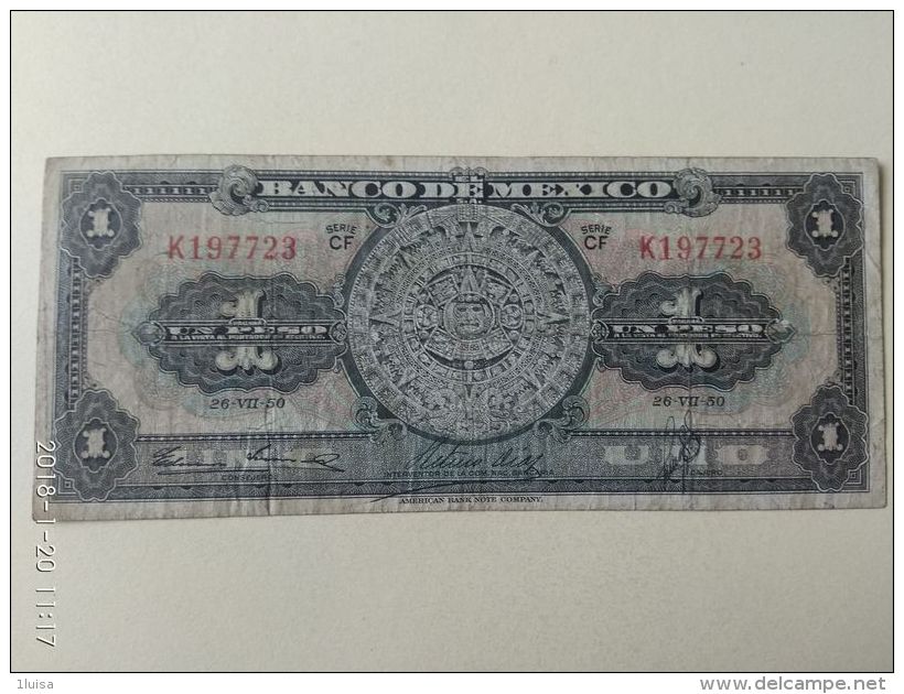 1 Peso 1950 - México