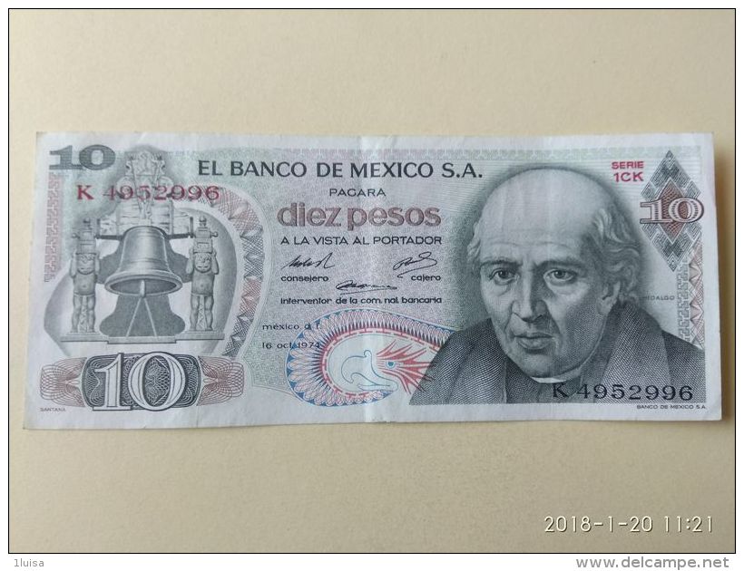 10 Pesos 1974 - Messico