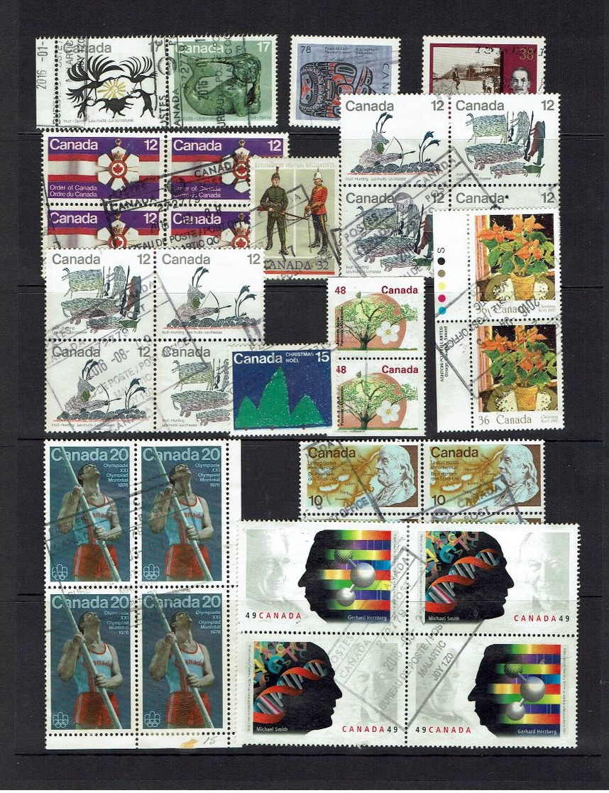 LIQUIDATION...Canada - Lots & Kiloware (mixtures) - Max. 999 Stamps