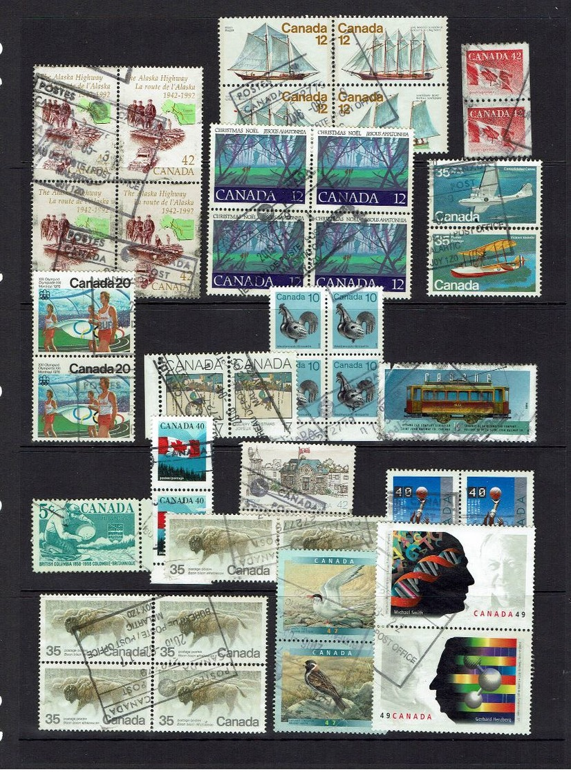 LIQUIDATION...Canada - Lots & Kiloware (mixtures) - Max. 999 Stamps