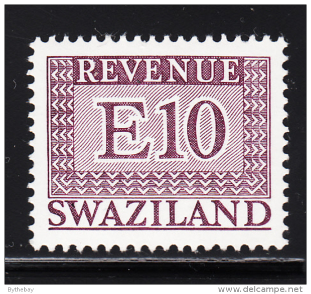 Swaziland 1975-77 MNH E10 Purple Revenue - Swaziland (1968-...)