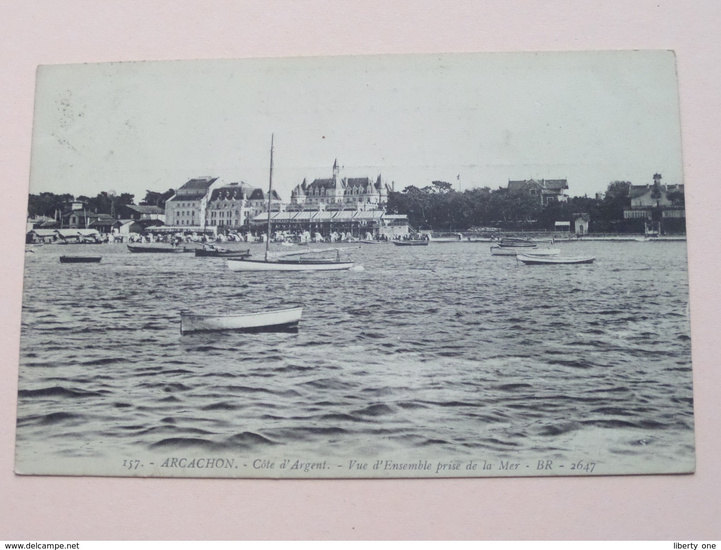 Vue D'Ensemble Prise De La Mer ( 157 - BR - 2647) Anno 19?? ( Voir Photo Svp ) ! - Arcachon