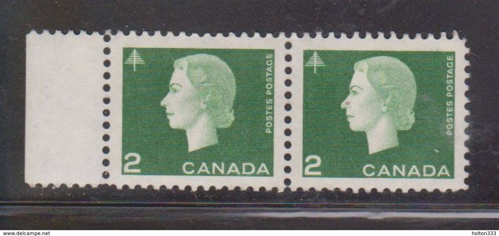 CANADA Scott # 402 MNH - QEII Definitive Pair - Ongebruikt