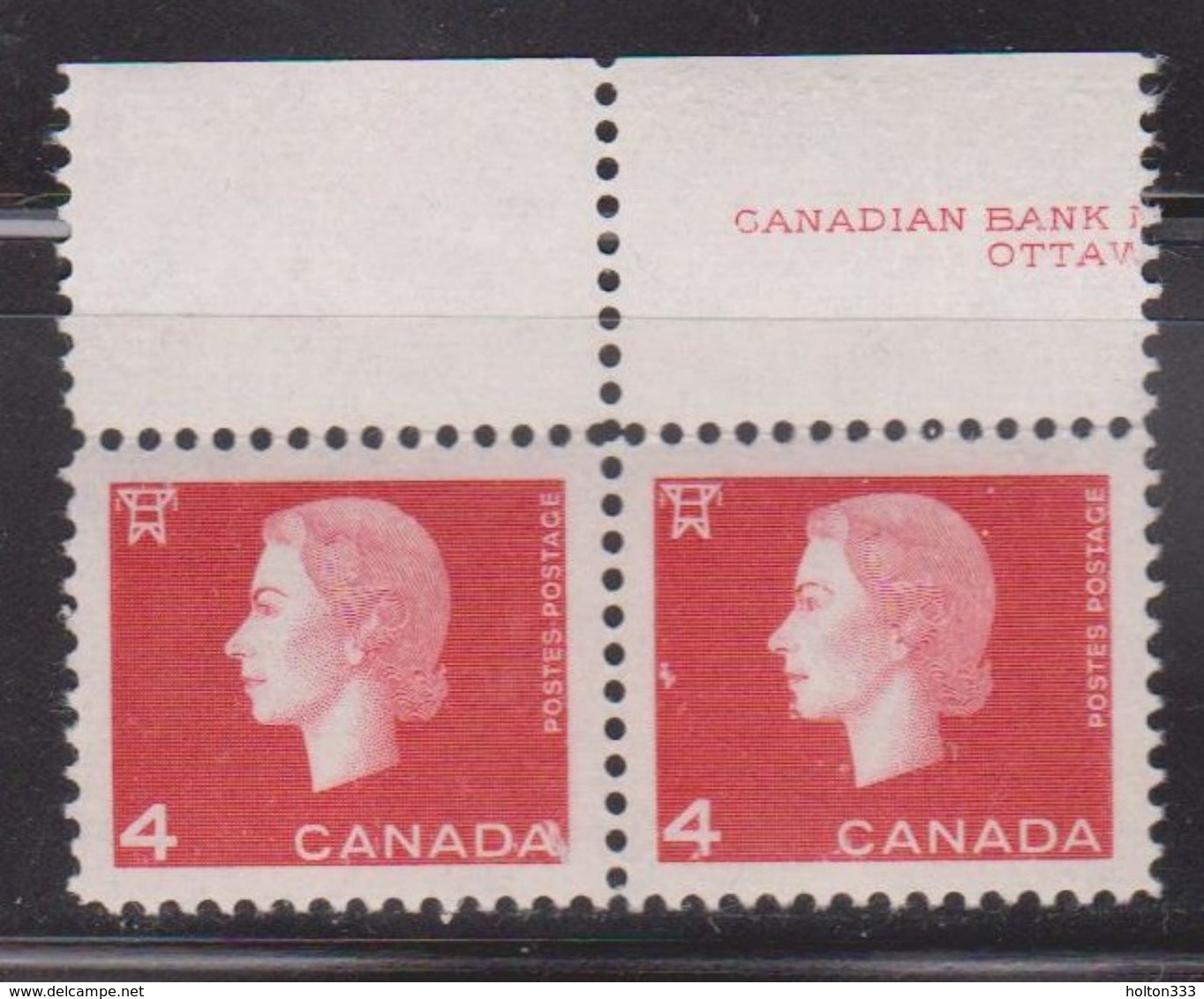 CANADA Scott # 404 MNH - QEII Definitive Pair - Unused Stamps