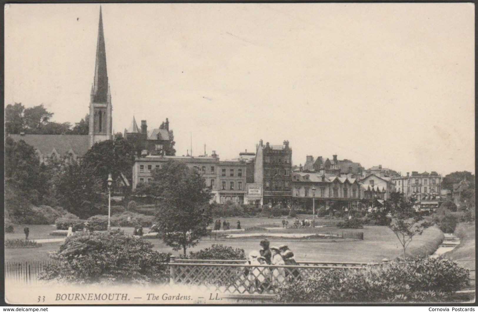 The Gardens, Bournemouth, Hampshire, C.1910 - Lévy Postcard LL33 - Bournemouth (until 1972)