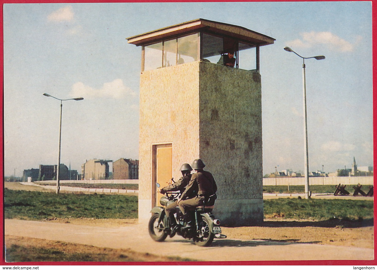 Berlin - Propagandakarte Der DDR ~ Um 1965 - Muro De Berlin