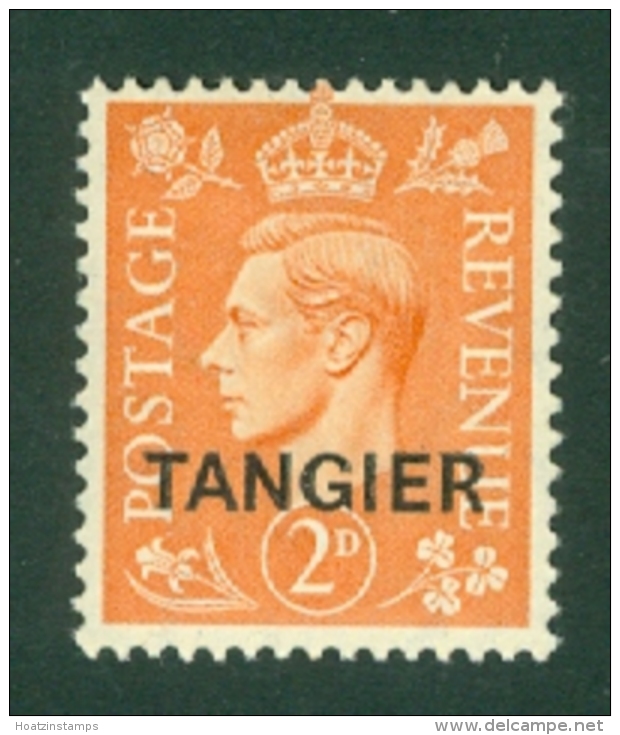 Morocco Agencies - Tangier: 1949   KGVI 'Tangier' OVPT  SG261    2d    MH - Morocco (1956-...)