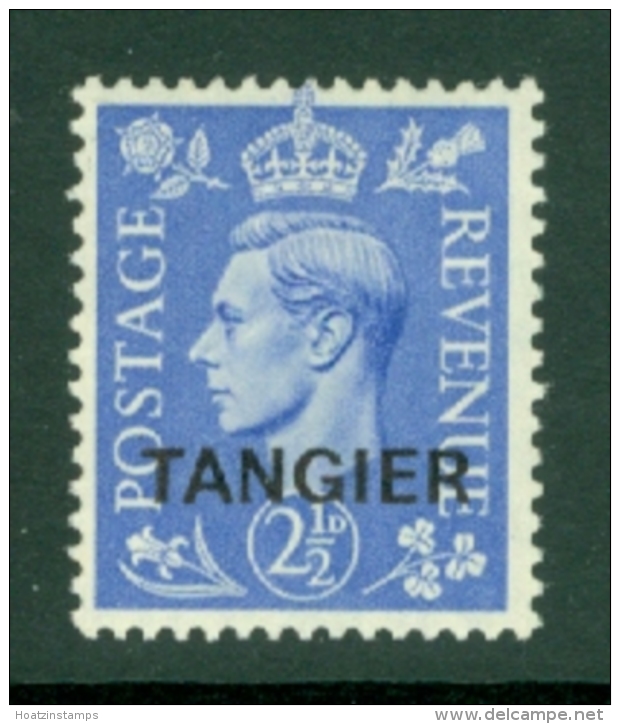 Morocco Agencies - Tangier: 1949   KGVI 'Tangier' OVPT  SG262    2&frac12;d    MH - Morocco (1956-...)