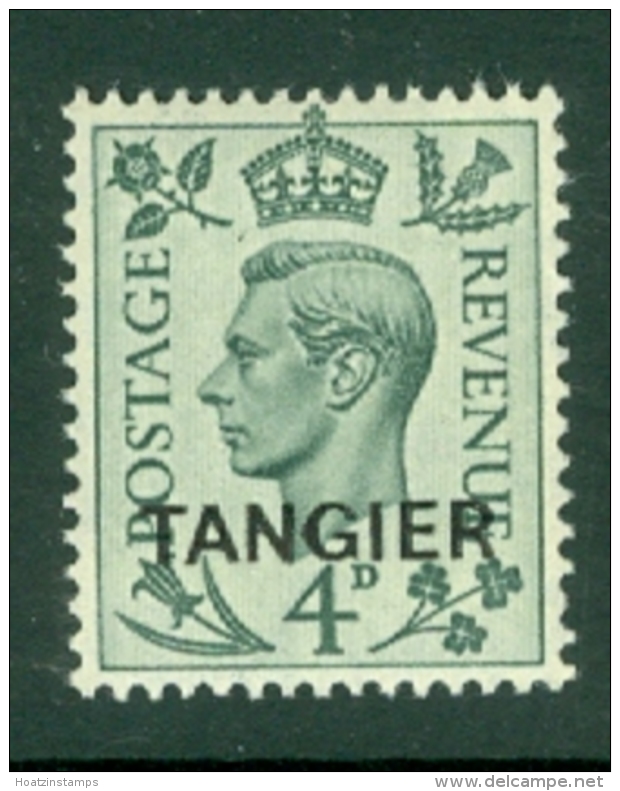Morocco Agencies - Tangier: 1949   KGVI 'Tangier' OVPT  SG264    4d    MH - Morocco (1956-...)