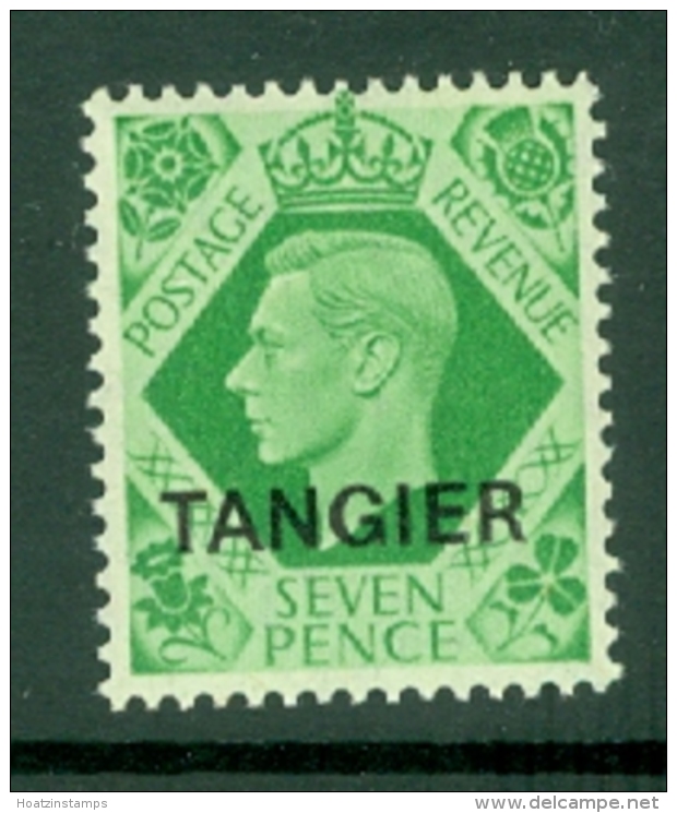Morocco Agencies - Tangier: 1949   KGVI 'Tangier' OVPT  SG267    7d    MH - Morocco (1956-...)