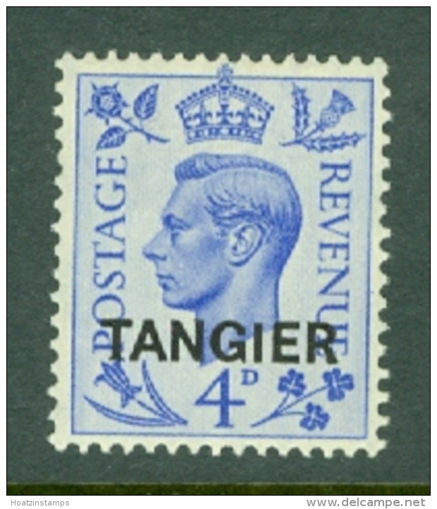 Morocco Agencies - Tangier: 1950/51   KGVI 'Tangier' OVPT  SG285    4d    MH - Morocco (1956-...)