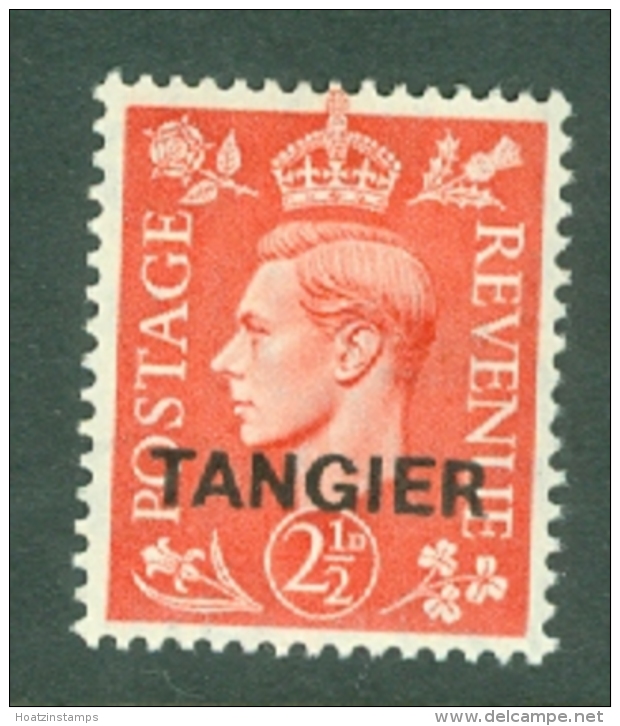 Morocco Agencies - Tangier: 1950/51   KGVI 'Tangier' OVPT  SG284    2&frac12;d    MH - Maroc (1956-...)