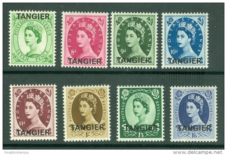 Morocco Agencies - Tangier: 1952/54   QE II 'Tangier' OVPT Set  SG289-305    MH - Morocco (1956-...)