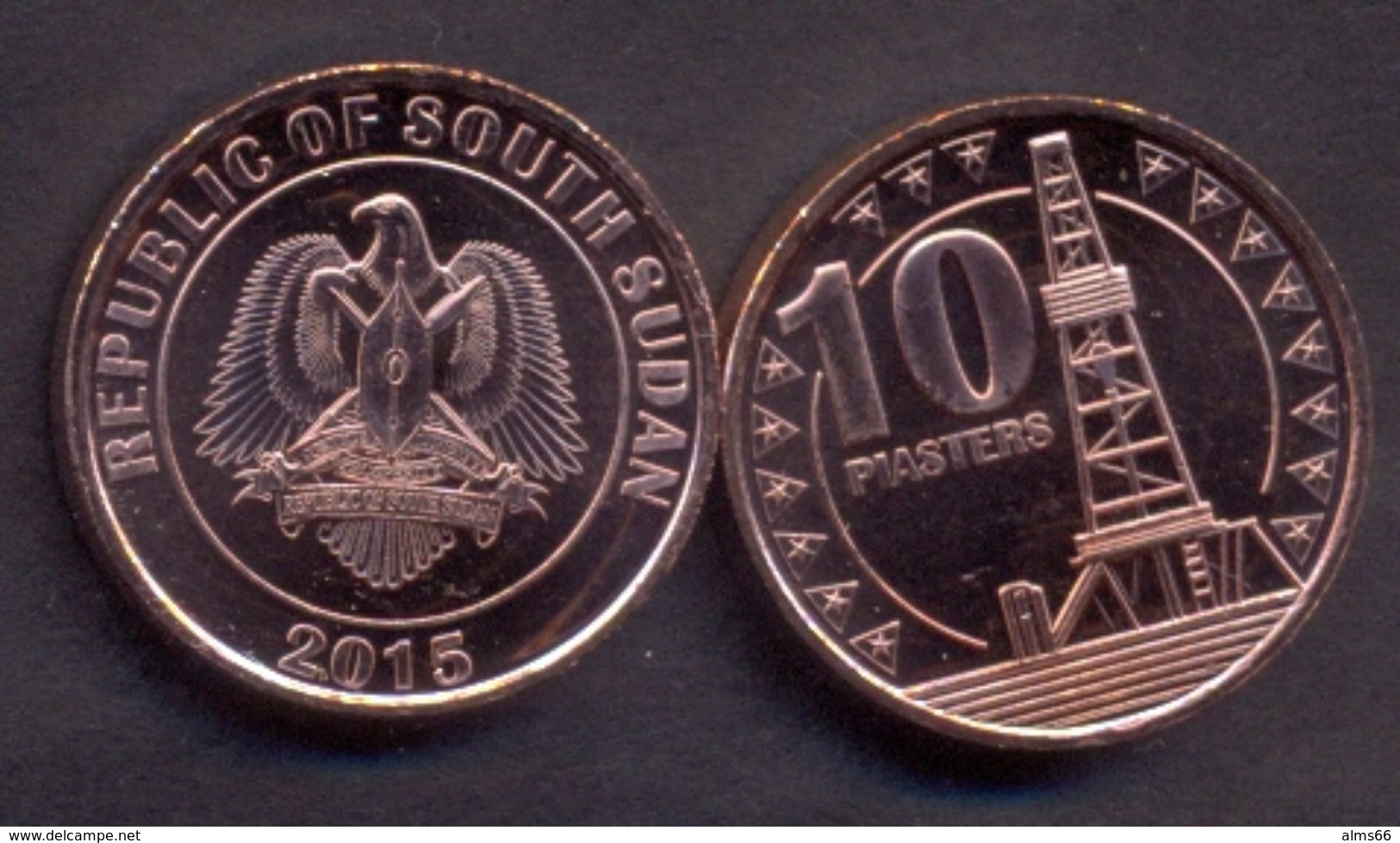 South Sudan 10 Piasters 2015 UNC - Soudan Du Sud