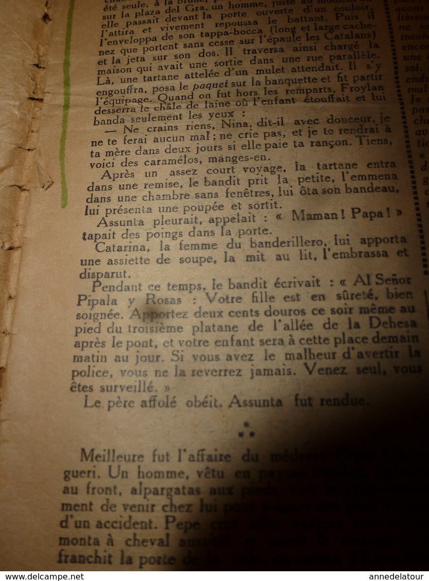 1931 LPEDLM Don José Calabrera De Girona Espagne) Et L'histoire Du Toréador Froylan Escabas;Faire Un Abat-jour; Mode;etc - 1900 - 1949