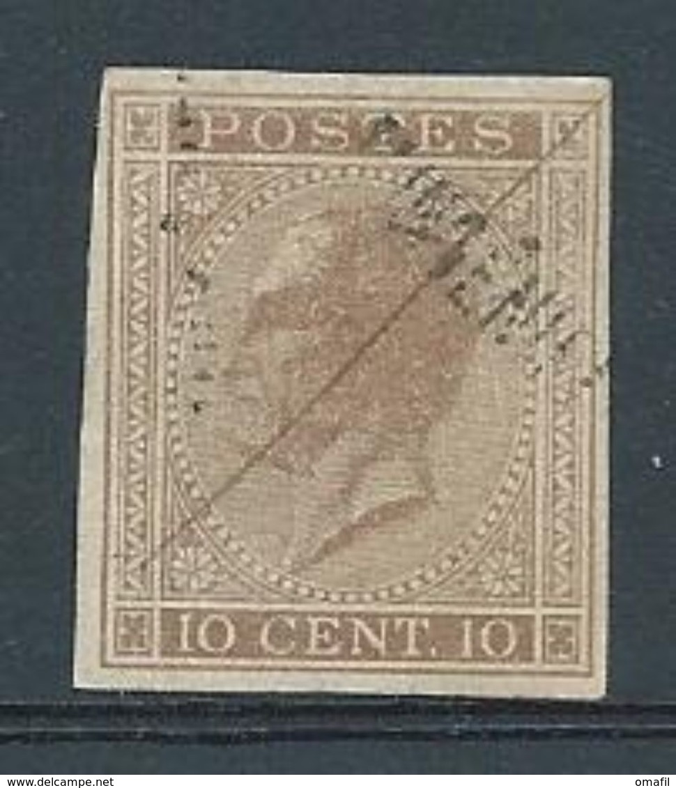 Proef Leopold II Uitgifte 1865 10C Bruin - Proeven & Herdruk