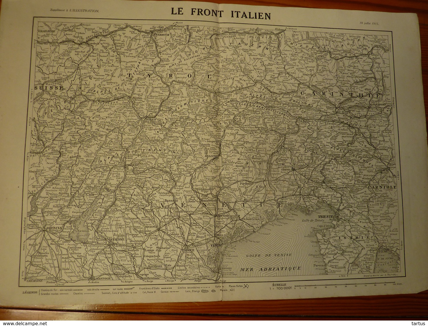 Exceptionnel Lot De Cartes Sur La Guerre 14/18 - Topographical Maps