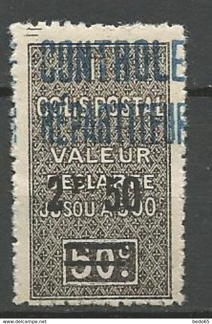 ALGERIE COLIS POSTAUX YVERT N° 19 / MAURY N° 27 NEUF** LUXE SANS CHARNIERE / MNH - Colis Postaux