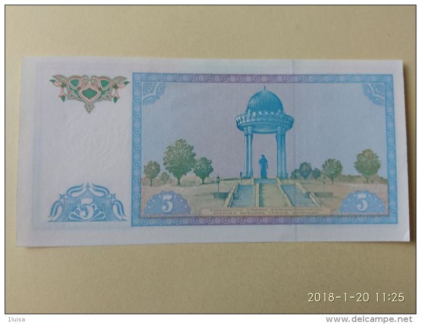 5 Sum 1994 - Uzbekistan