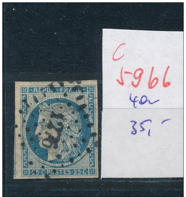 Frankreich Nr.  4 A  O  (c5966 ) Siehe Scan - 1849-1850 Cérès