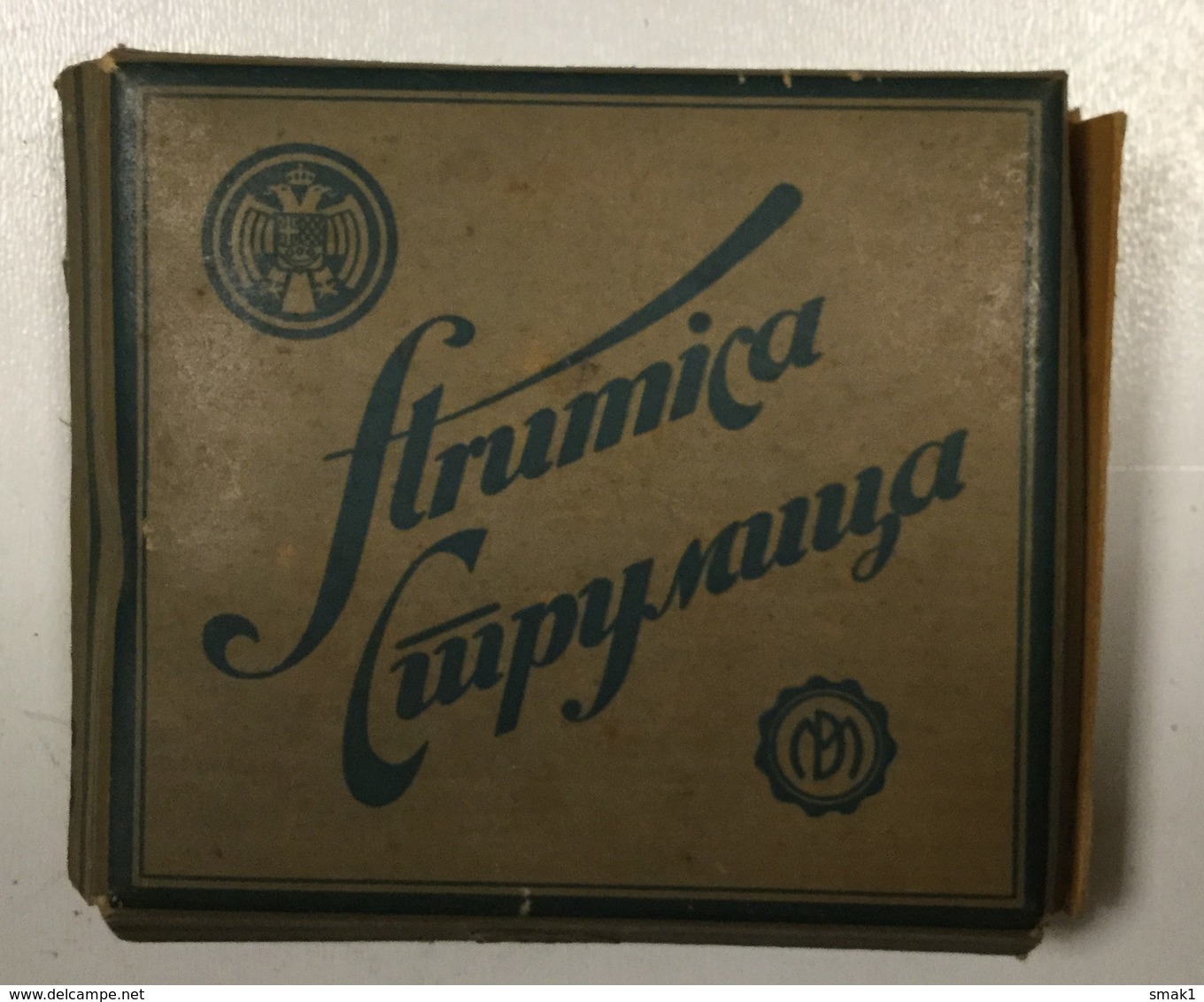 TOBACCO  BOX  STRUMICA    MONOPOL - Schnupftabakdosen (leer)