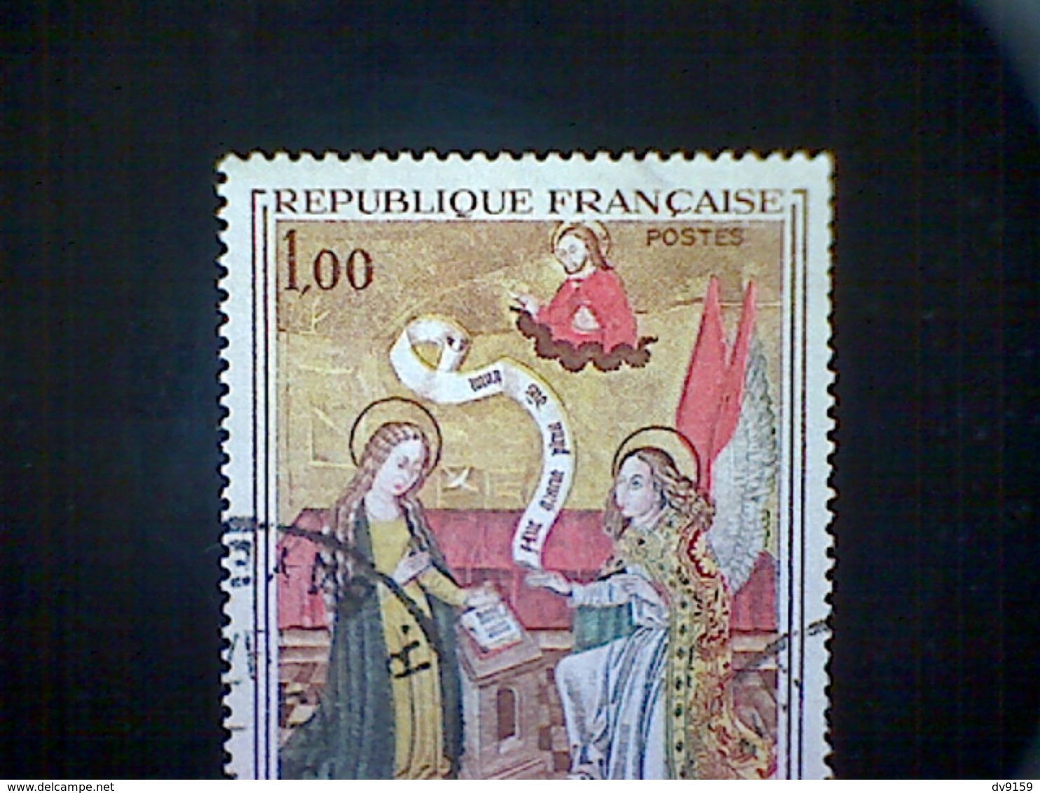 France, Scott #1273, Used (o), 1970, "The Annunciation", Primitive Artist Of Savoy, 1fr - Gebruikt