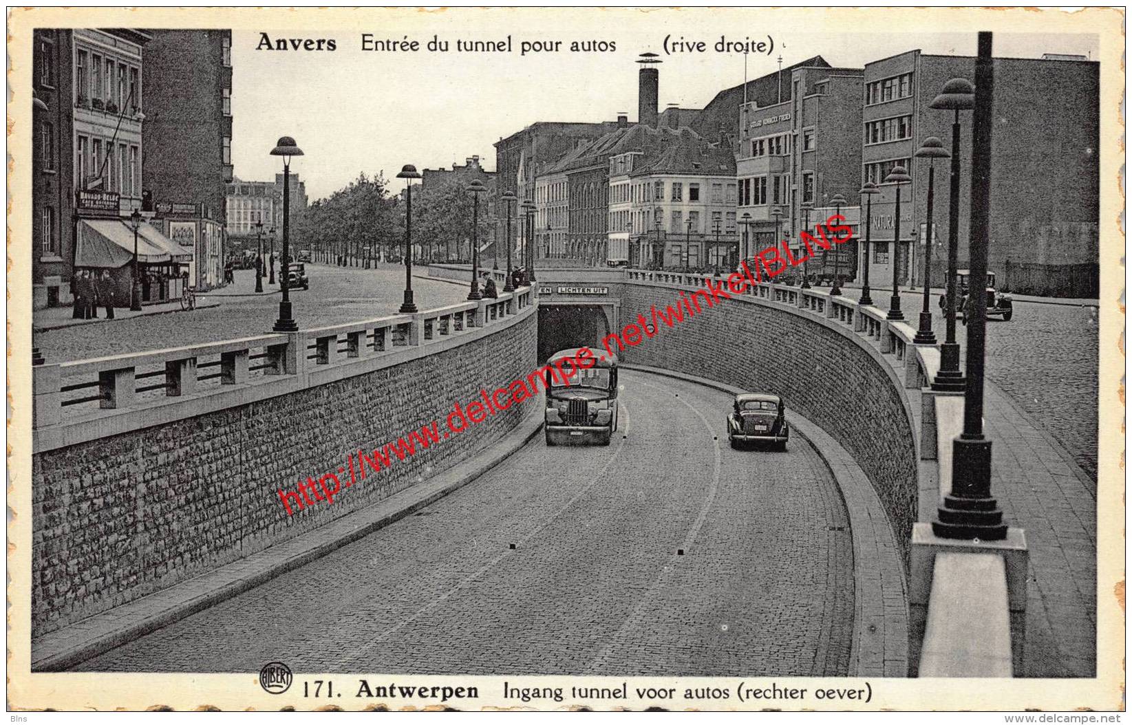 Ingang Tunnel Voor Auto's - Antwerpen - Antwerpen