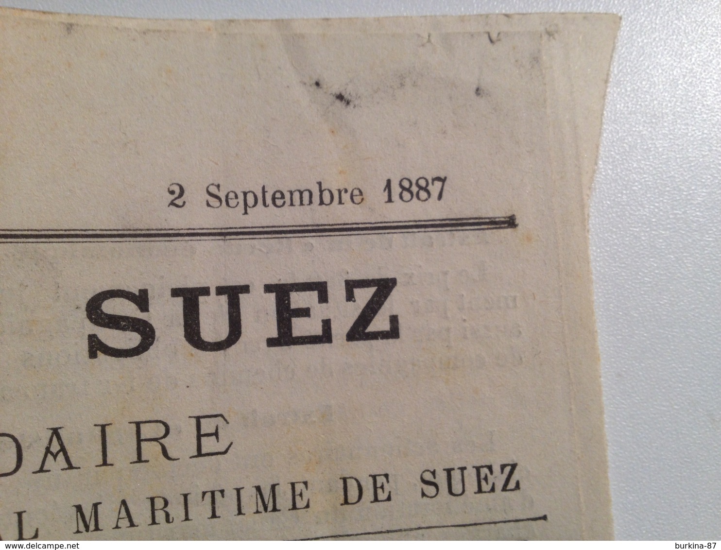 LE CANAL De SUEZ, Bulletin Décadaire,1887, N° 565, Ferdinand De Lesseps - Other & Unclassified