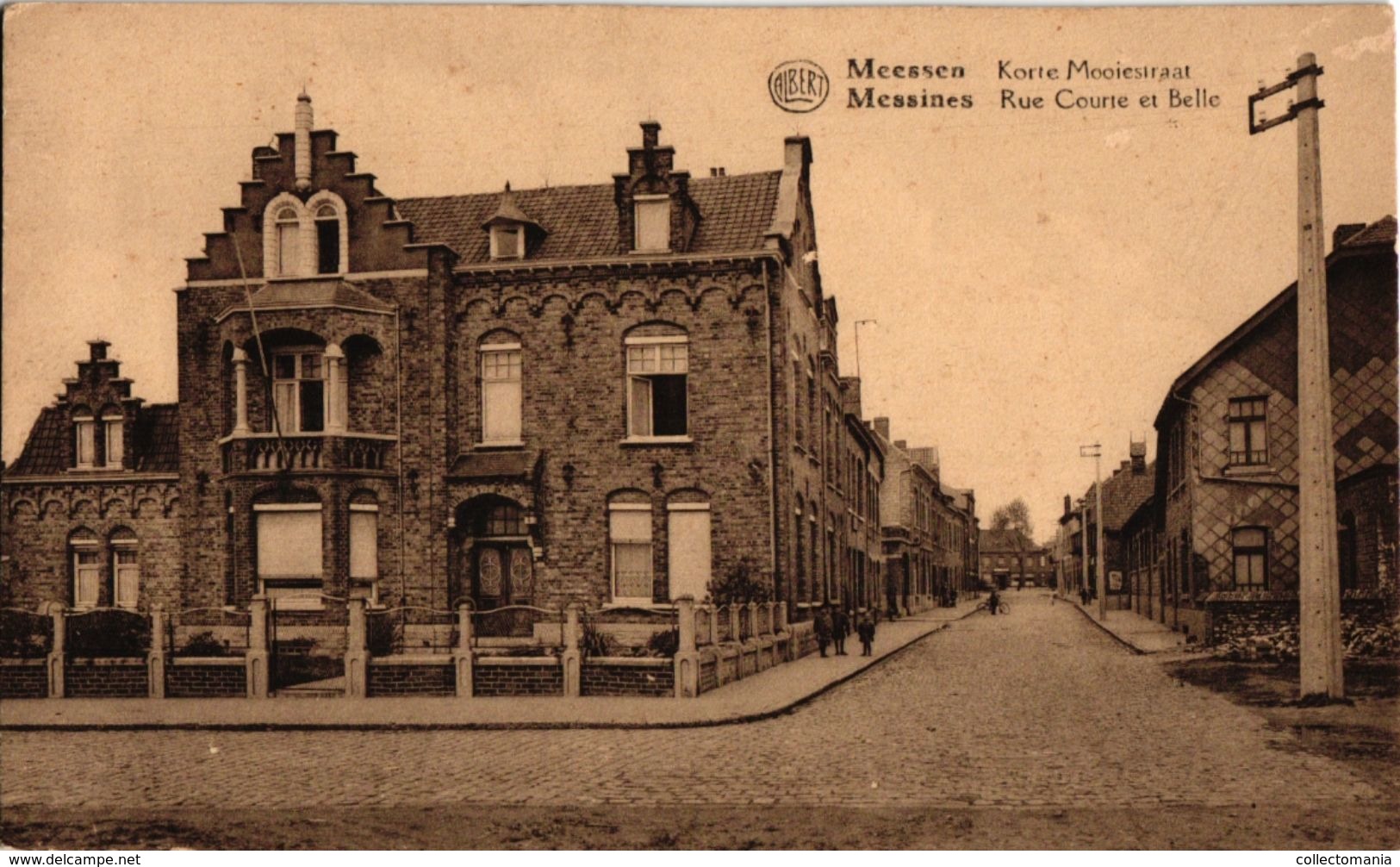 3 CPA Meessen Messines  Kerkstraat Beerhoek  Korte Mooiestraat Drukerij ALBERT - Messines - Mesen