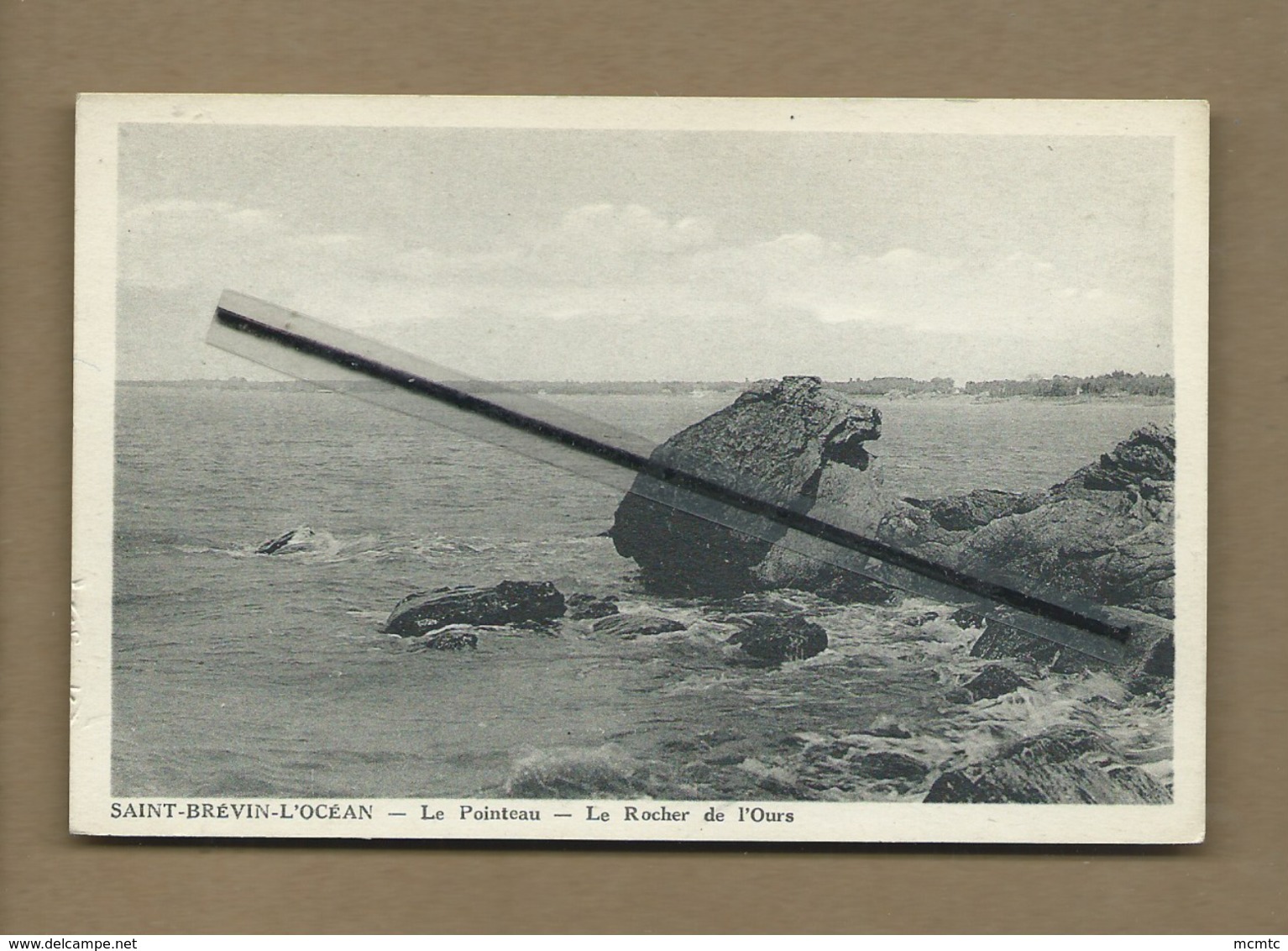 CPA- Saint Brévin L'Océan  -(Loire-Inf.)-Le Pointeau-Le Rocher De L'Ours - La Côte De Jade-Les Belles Plages De L'Océan - Saint-Brevin-l'Océan