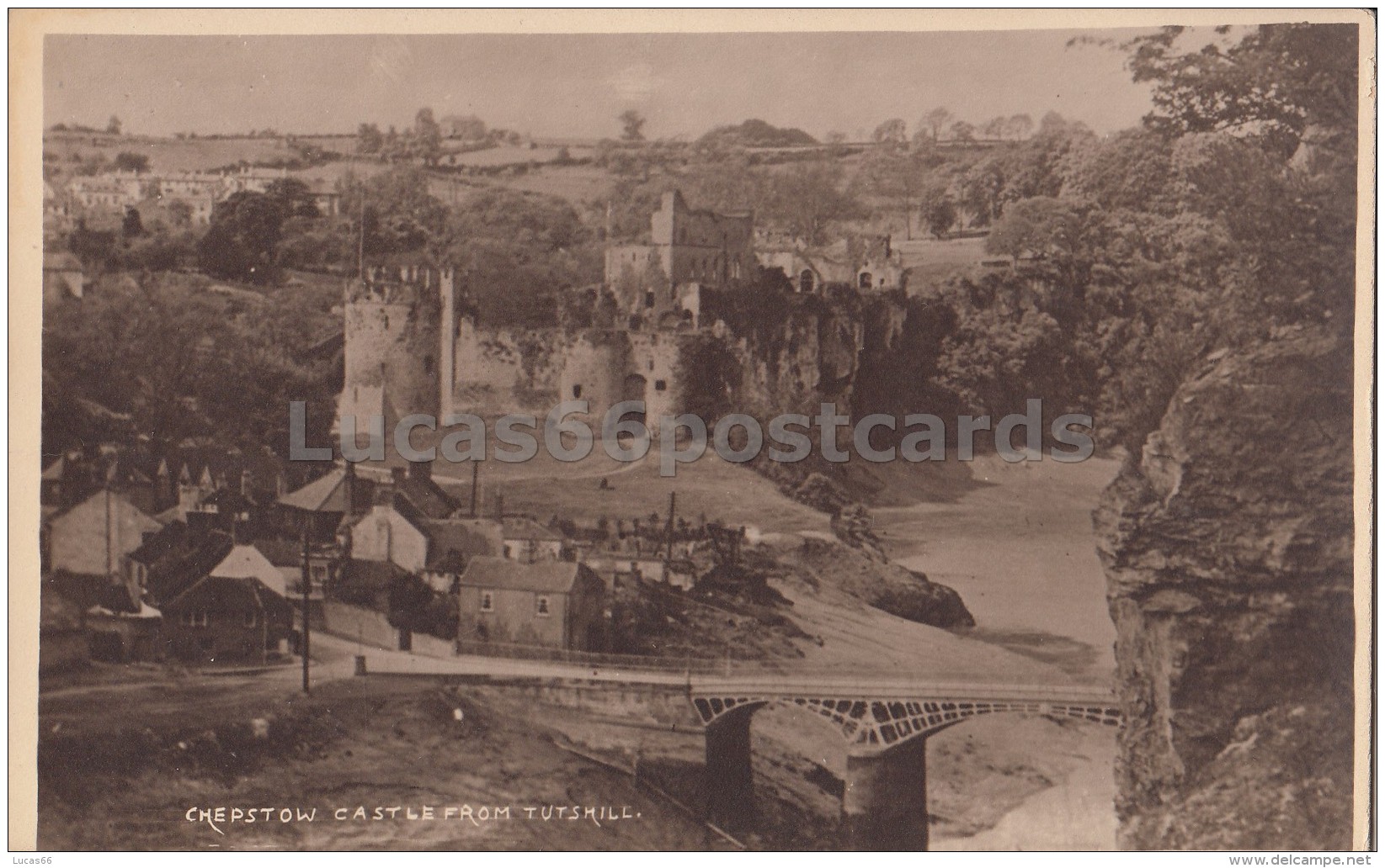 Chepstow Castle From Tutshill - Monmouthshire